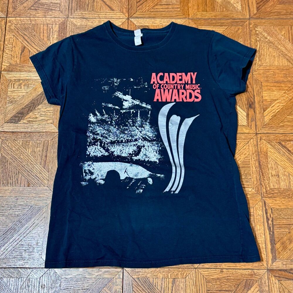 Vintage 2006 Academy of Country Music Awards T Shirt Ladies XL Black Y2K ACM